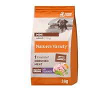 Nature's Variety Healthy Grains - Pienso para Perros Mini Adultos con Pavo deshuesado - 3kg