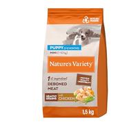 Nature's Variety Healthy Grains - Pienso para Perros Mini Junior con Pollo deshuesado - 1,5kg