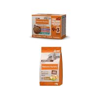 Nature's Variety No Grain Pienso para Gatos Esterilizados con Pollo - 3kg + Multipack Bocaditos en Salsa 12x85g