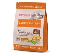 Nature's Variety No Grain - Pienso sin cereales para gatitos - Pollo - Cantidad: 3 kg
