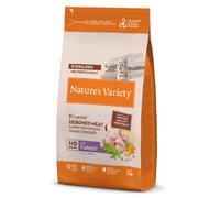 Nature's Variety No Grain - Pienso sin cereales para gatos adultos esterilizados - Pavo - Cantidad: 3 kg + OFERTA Brinde