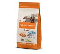 Nature's Variety Original No Grain, Pienso para Perros Adultos Medianos y grandes, Sin cereales, con Salmón sin espinas, 2kg