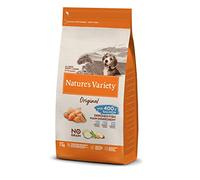 Nature's Variety Original No Grain, Pienso para Perros Junior de todos los tamaños, Sin cereales, con Salmón sin espinas, 2kg