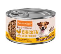 Nature's Variety Paté Mini - Alimento húmedo para perro de raza pequeña - Pollo y verduras - Cantidad: 200 g