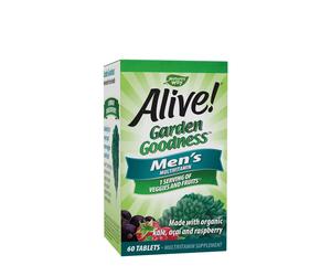 Natures Way - Alive! Jardín de Bondades para Hombres (60 Tabletas)