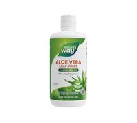 Nature's Way Aloe Vera Gel and Juice Wild Berry Flavor, 1 Liter (Pack of 2)