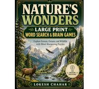 Nature's Wonders: Large Print Word Search & Brain Games (Childreen book)
