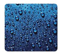 Naturesmart - Alfombrilla para ratón, diseño de gotas de lluvia, 8 1/2 x 8 x 1/10