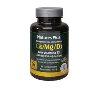 NaturesPlus Comprimidos Ca/Mg /D3 y Vitamina K2 30comp