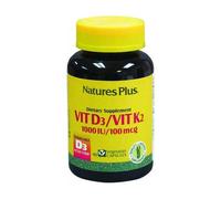 Nature's Plus Suplemento Vitamina D3 y K2 100 mcg 90 cápsulas