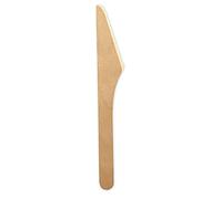 NatureStar Cuchillo desechable orgánico, madera de abedul.