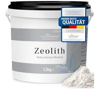 naturetrend TESTURTEIL MUY BUENO 01/24 Zeolita en polvo 1,3 kg - Natural con 94% en calidad premium - Extra finamente molido, pura y natural roca volcánica
