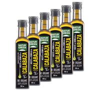 NaturGreen - Aceite Calabaza, 100% Aceite de Semillas de Calabaza, Primera Presión, 250 Mililitros, Pack 6 Unidades