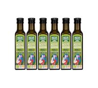 NaturGreen - Aceite de Nuez Bio, Pack 6 x 250 ml, Aceite Vegetal Primera Presión en Frío, Rico en Omega 3 y 6, Ideal para Ensaladas, Cocina Saludable y Vegana