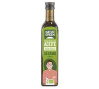 NaturGreen - Aceite de Sésamo, 100% Aceite de Semillas de Sésamo, Ecológico - 500ml