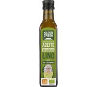 NaturGreen – Aceite de Lino Bio, 1ª presión en frío, rico en Omega-3, 250 ml