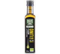 NaturGreen – Aceite de Lino Bio, 1ª presión en frío, rico en Omega-3, 250 ml