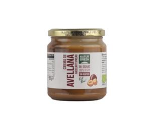 NaturGreen - Crema de Avellanas 100% Bio, 250 g, Fruto Seco Tostado, Ecológica, Sin Azúcares Añadidos, Vegana, Sin Gluten, Indicado para Untar, Usar en Repostería o Hacer Batidos