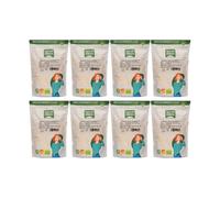 NaturGreen - Harina de Avena Integral Bio, 8 x 500 g, Ecológica 100%, Fuente de Proteínas y Fibra, Sin Gluten, Ideal para Repostería y Mezclas Keto