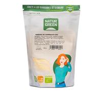 NaturGreen - Harina de Garbanzo Bio, Pack 8 x 500 g, Ecológica 100%, Fuente de Proteínas y Fibra, Sin Gluten, Ideal para Repostería y Mezclas Keto