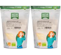 NaturGreen - Harina de Garbanzos BIO, Harina Ecológica, Rica en Proteínas, Fuente de Fibra, Ideal para Rebozados o Tortillas, 100% Vegana, Sin Gluten - 500 g (Paquete de 2)