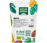 NaturGreen Maca Ecológica En Polvo, Peruana, Raíz De Maca Andina En Polvo Cruda, Bio Y Pura, 100% Vegano, color Único, 200 g
