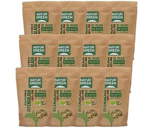NATURGREEN - Mezcla de 6 Semillas Ensalada Goji y Chía Ecológica, Consumir en Crudo o Tostadas - Pack 12 x 225g