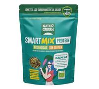 NaturGreen - Mezcla de Semillas Ecológica, 175 g, Smart Mix Protein, Semillas de Cáñamo, Calabaza, Lino y Bayas de Goji, Rico en Magnesio, Proteína Vegetal, Fuente de Fibra