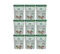 NaturGreen - Mezcla de Semillas Molidas de Lino, Chía y Cáñamo, Pack 9 x 200 g, Super Omega Bio, Fuente Vegetal de Omega 3 y Fibra, Producto Ecológico, Sin Gluten y Vegano