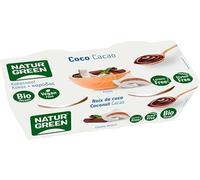 Naturgreen Postre Ecológico De Coco YCacao 2x125g