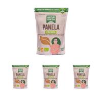 NATURGREEN Panela 500 g | Sin Gluten | Endulzante Natural | Azúcar de Caña Integral | Producto Ecológico | 100% Natural | Alternativa Saludable | Sin Aditivos | Sin Conservantes (Paquete de 4)