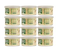 NaturGreen - Paté de Champiñón Vegetal Ecológico, Pack 12 x 125 g, Sin Gluten, Sin Lactosa, Vegano, Receta con Aceite de Coco y Karité, Textura Cremosa, Ideal para Aperitivos