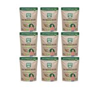 NaturGreen - Sementes de Linho Marrom Moído Bio, Moído a Frio, Sem Glúten, 100% Vegetal, Ricas em Ômega 3 e Proteínas, Fonte de Proteínas, Sem Adição de Açúcares, Pack de 9 Unidades de 150