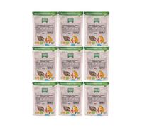 NaturGreen - Semillas de Lino, Cáñamo, Calabaza y Chía Bio, Pack 9 x 150 g, Mix Ecológico Rico en Omega 3, Fibra y Proteína Vegetal, Ideal para Batidos, Yogures, Pan Casero, Vegano y Sin Gluten