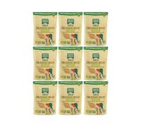 NaturGreen Semillas de Lino Dorado Molido Bio, Pack 9x150 g, Omega 3 | Pack de 9 bolsas de lino dorado molido ecológico, fuente de fibra y omega 3. Listo para yogures, batidos y recetas.