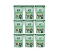 NaturGreen - Semillas de Lino, Nibs de Cacao y Aronia Bio, Pack 9 x 150 g, Mix Ecológico Rico en Fibra y Antioxidantes, Ideal para Yogures, Batidos, Desayunos o Postres, Vegano y Sin Lactosa