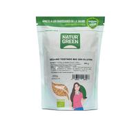 NaturGreen - Sésamo Tostado Bio 400 g, 100% Fruto Seco Tostado Eco, Fuente de Calcio, Proteína y Fibra, Sin Gluten, Sin Azúcares, Vegano, Ensaladas, Panes, Salsas y Galletas