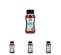 NaturGreen - Sirope de Agave 236 ml/340 g, Endulzante Natural, Bajo Índice Glucémico, Edulcorante Bio, Sin Gluten, Sin Alérgenos, Sustituto del Azúcar, Vegano y Ecológico (Paquete de 4)