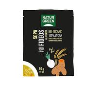 NaturGreen - Sopa de Fideos al Curry Bio, Caldo Vegetal, Consomé Ecológico, 100% Natural - 40 g