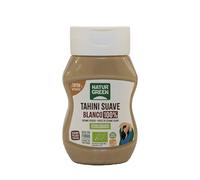 NaturGreen - Tahini Suave Blanco Bio, 270 g, Tapón Antigoteo, Puré de Sésamo 100% Ecológico, Textura Cremosa, Rico en Fibra, Sin Gluten ni Azúcares, Fuente de Proteínas, Recetas Saludables