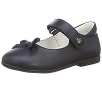 Naturino Ballet-Bailarinas de Piel con Lazo, Azul Marino 19