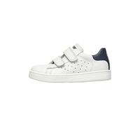 Naturino HASSELT 2 VL.-Zapatillas Deportivas de Piel-Blanco, Blanco 28