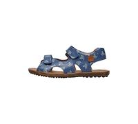 Naturino Sandalias SKY de Piel con Estampado de Barcos, Blue Milk, 31 EU