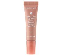 Naturium Phyto-Glow - Bálsamo labial | Con manteca de karité y escualano, color transparente | 10 ml, latte