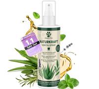NATURKRAFT+ Spray dental para perros y gatos - Con aloe vera orgánico, hierbas naturales y menta, contra el mal aliento y el sarro, cuidado de las encías, 200 ml Golden Pets