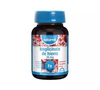 Naturmil Bisciglinato de Hierro 20 mg - Apoyo Energético Sin Gluten ni Lactosa - 90 Comprimidos