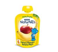 Naturnes 100% Fruta Plátano Y Manzana Pouche
