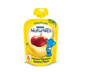 Naturnes 100% Fruta Plátano Y Manzana Pouche