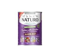 Naturo alimento húmedo natural lata de pavo y pollo para perros