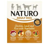 Naturo - Comida húmeda para Perros Pollo con Cordero y arroz